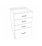 Base 4 Standard Drawer Cabinet - ViceroyHomes